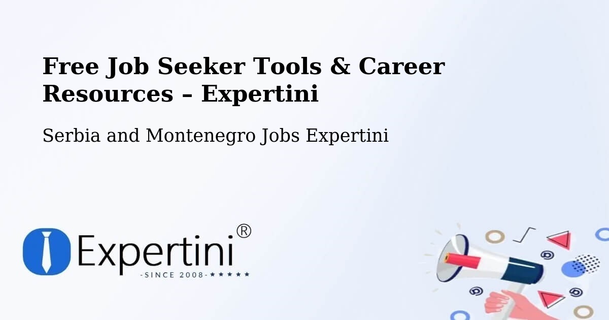 Free Job Seeker Tools & Career Resources – Osgoode - Osgoode, Serbia and Montenegro Jobs Expertini